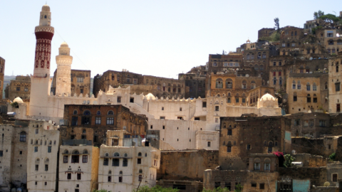 Image of old city in Yemen