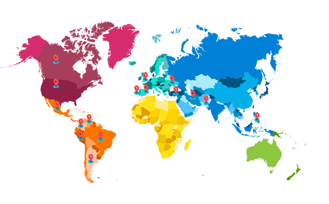 RIWI world map